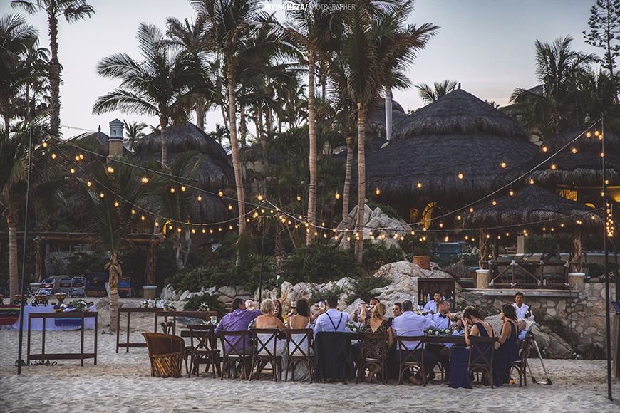 Beach Wedding Reception in Cabo San Lucas