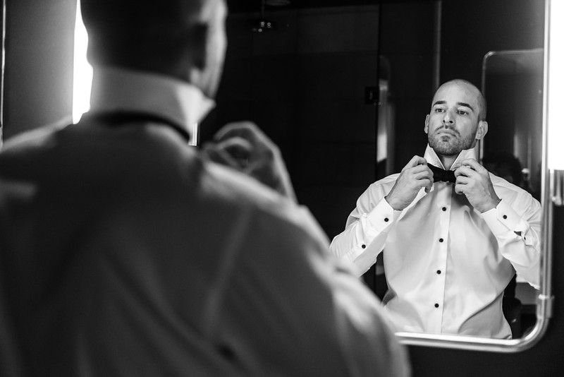 Groom on Wedding Day at The Cape