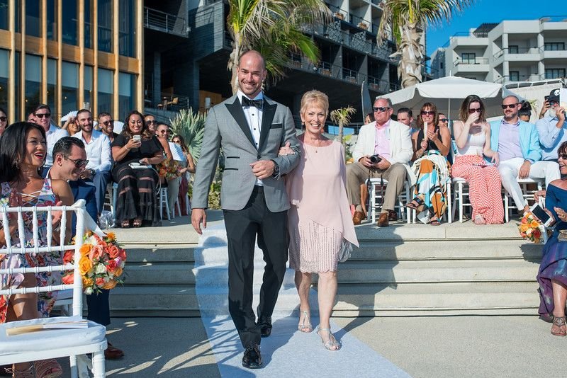 Groom and Mother of the Groom at The Cape Los Cabos