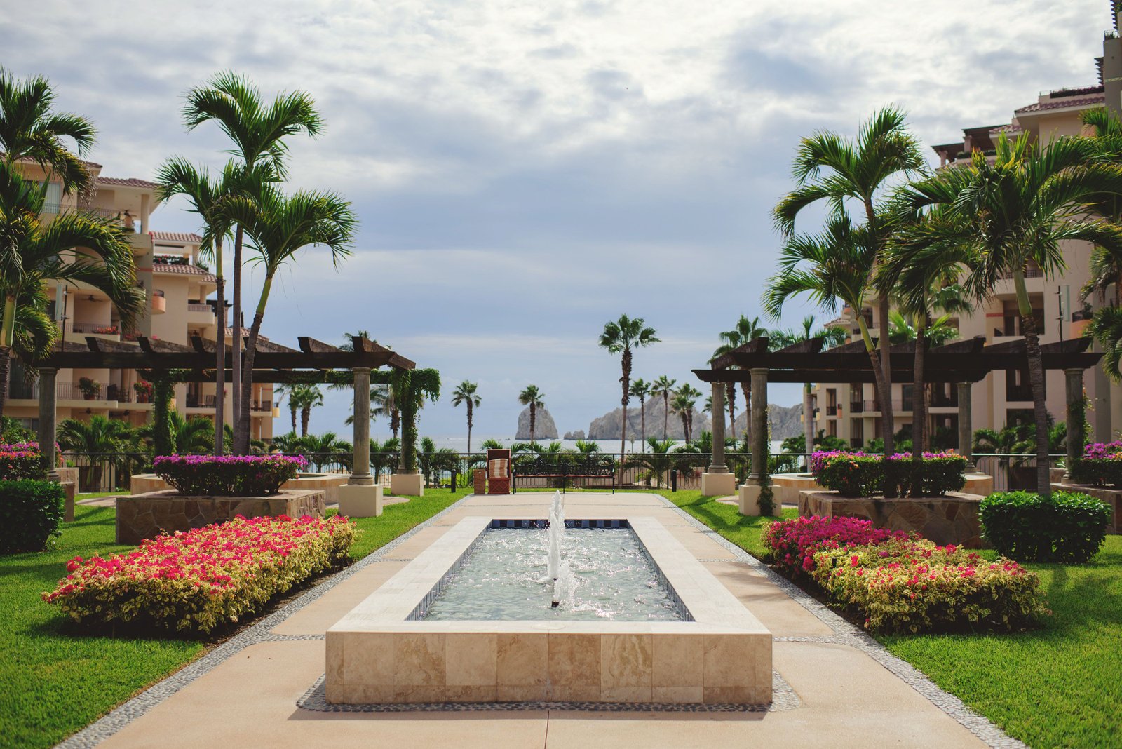 Entrance of Villa la Estancia at a Wedding in Cabo San Lucas