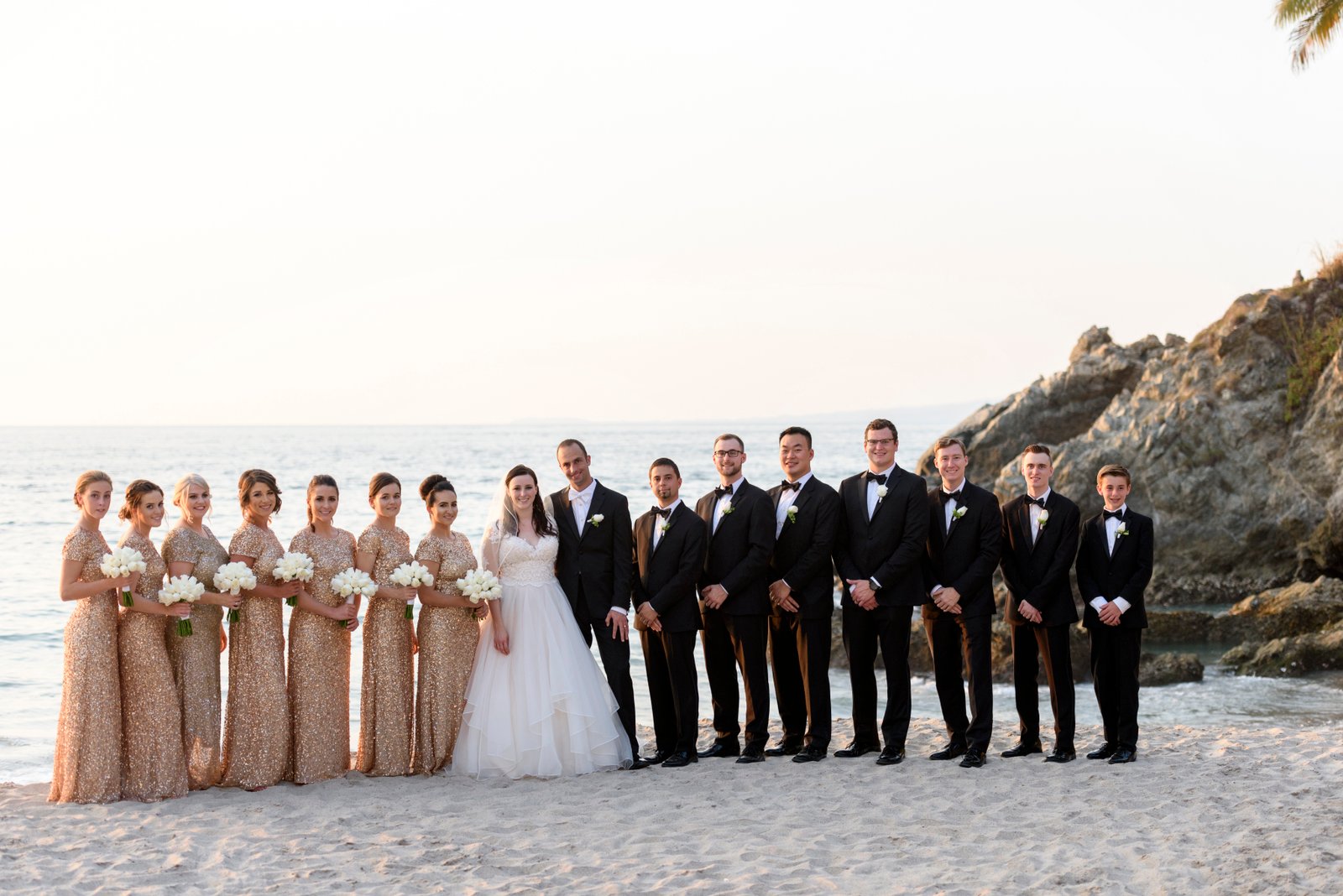Bridal Party at Hyatt Ziva Beach in Puerto Vallarta