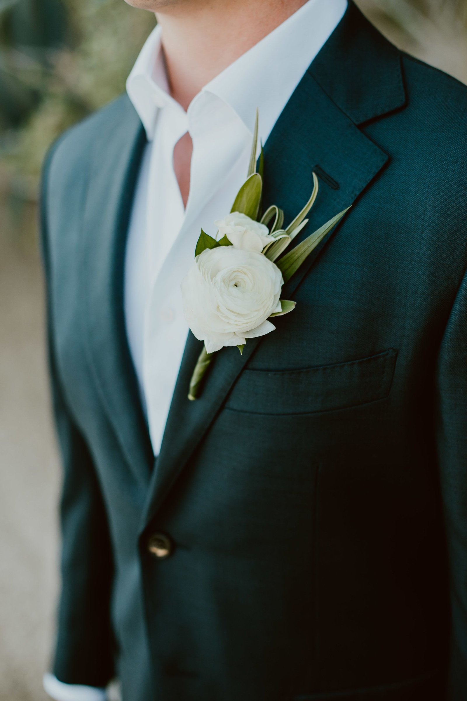 Grooms Boutonniere at The Cape in Los Cabos Mexico