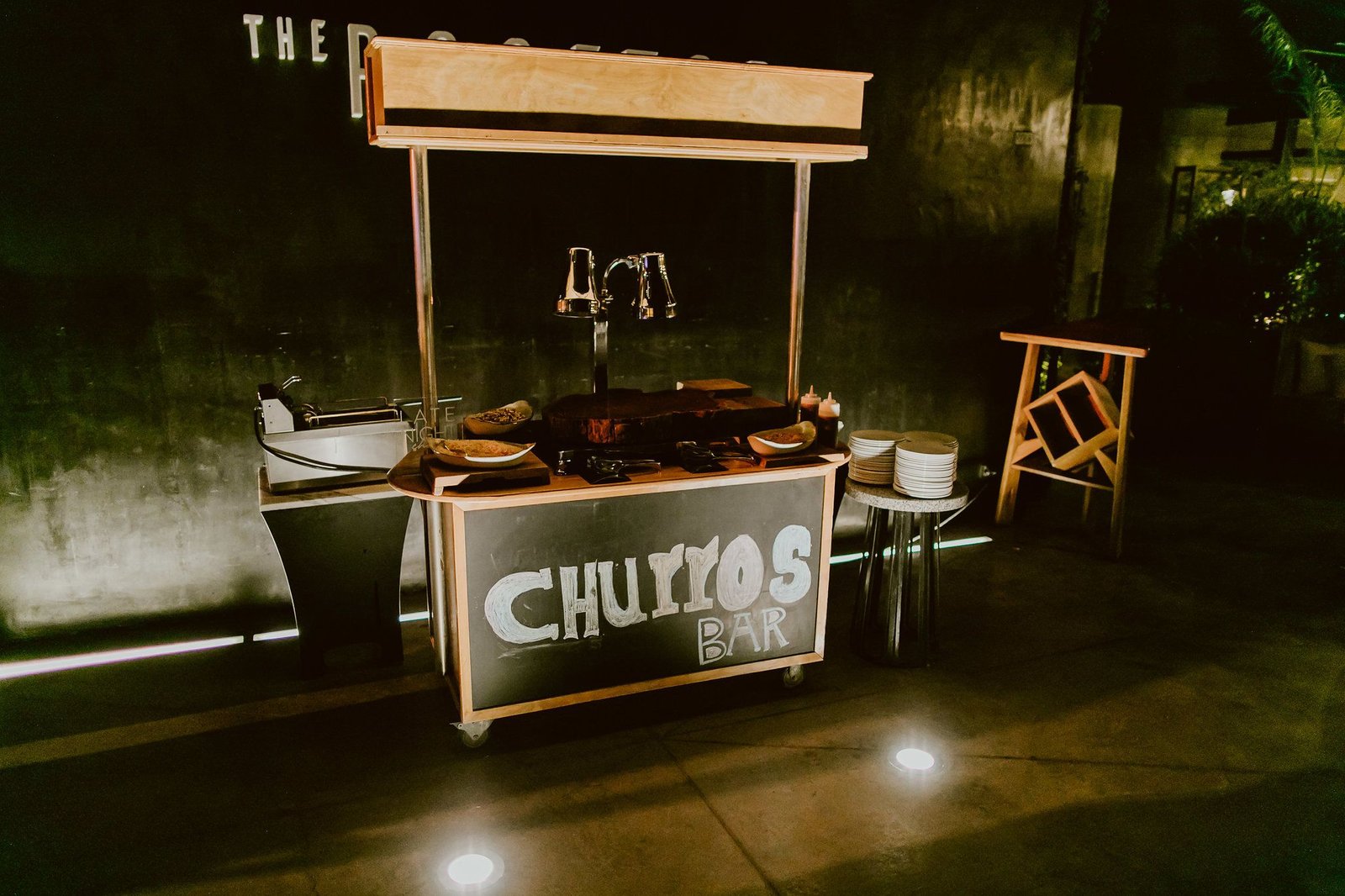 Churro stand that was at The Cape by Thompson Hotels in Cabo San Lucas Mexico. Wedding planning by Cabo Wedding Services