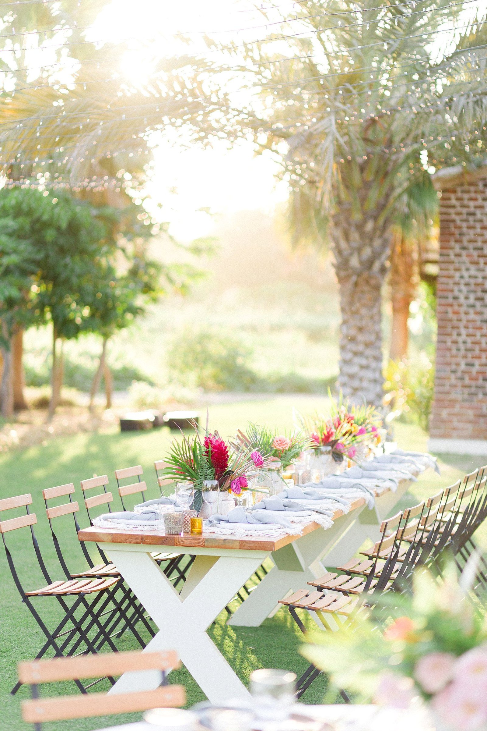 Table design by Jesse Wolff at Cabo Wedding Services. Wedding venue was Flora Farms in Los Cabos, Mexico, and they stayed at Hacienda encantada. Photography by Sara Richardson 