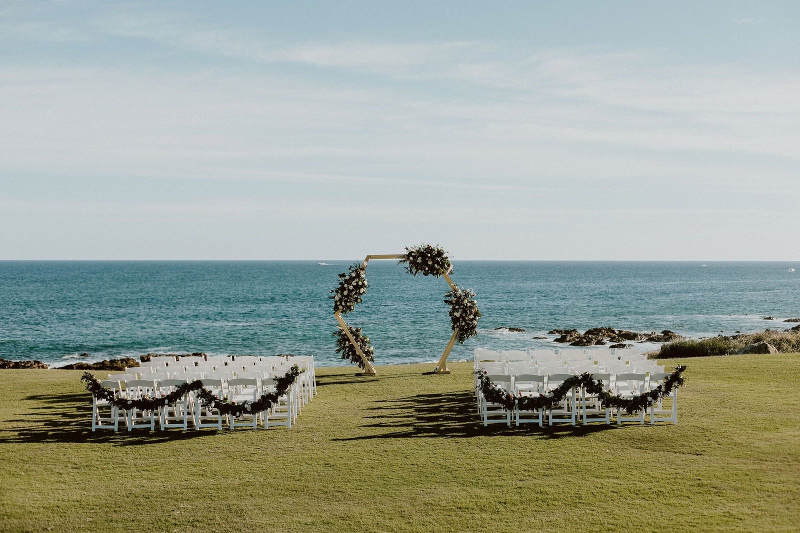 Wedding Ceremony at Cabo del Sol in Los Cabos Mexico. Wedding Planning by Cabo Wedding Services and Photography by Ana and Jerome