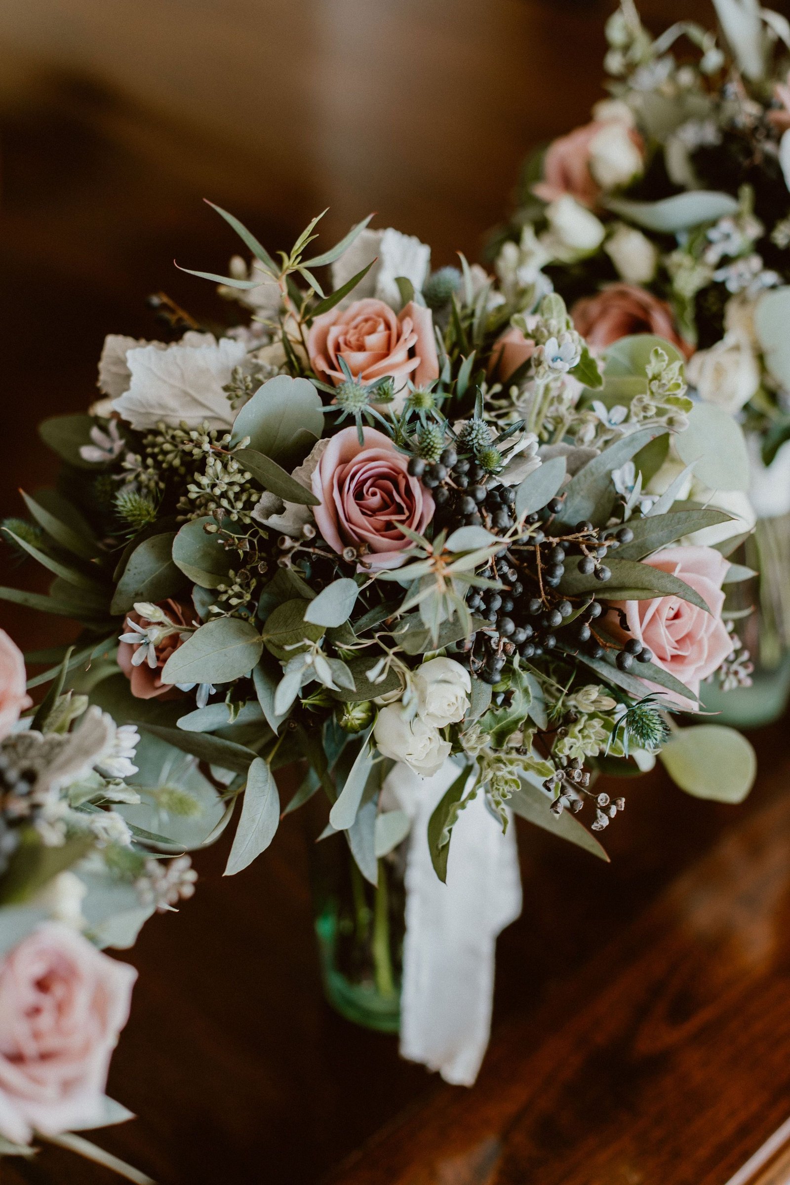 Brides Bouquet on her Wedding Day, in Cabo San Lucas, Mexico. Jen and Ian had their wedding at Cabo del Sol and Wedding Planning was done by Cabo Wedding Services. The Photographers were Ana and Jerome