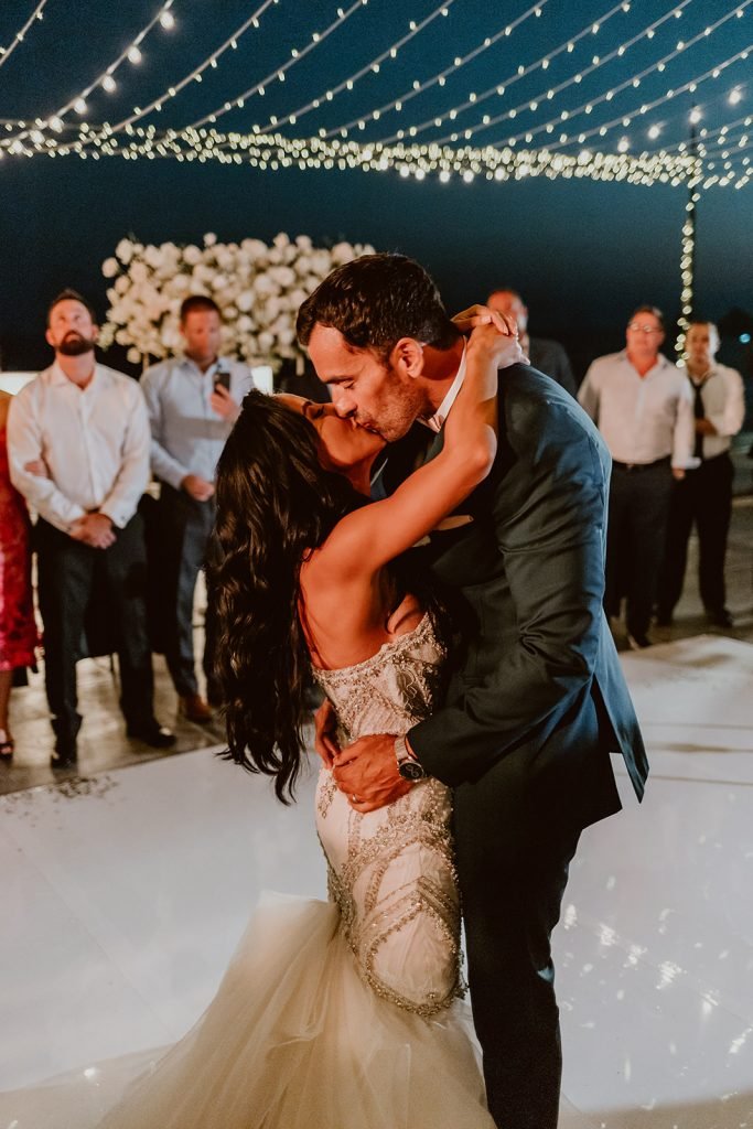 Bride and Groom doing their First Dance as husband and wife. 