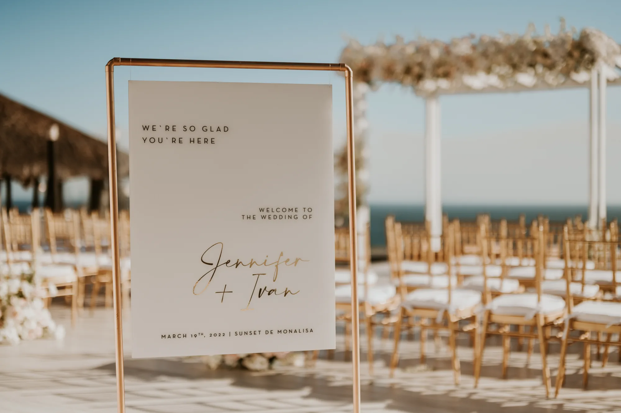 Destination wedding celebration at a Cabo wedding venue