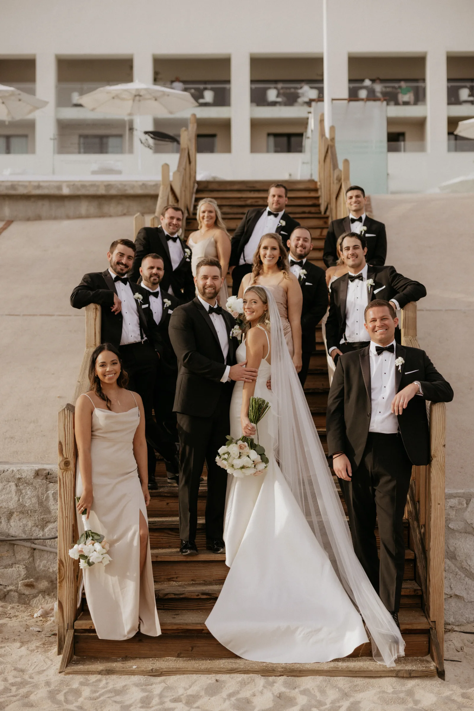 Wedding planner coordinating a Cabo destination wedding celebration