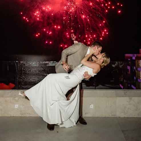 Carly and Matthew Cabo wedding at Garza Blanca — produced by Cabo Wedding Services