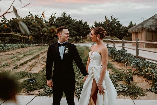 Acre Baja wedding setup in Cabo — beautifully styled wedding table