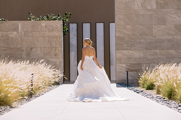 JW Marriott wedding setup in Cabo — modern architecture and infinity pools