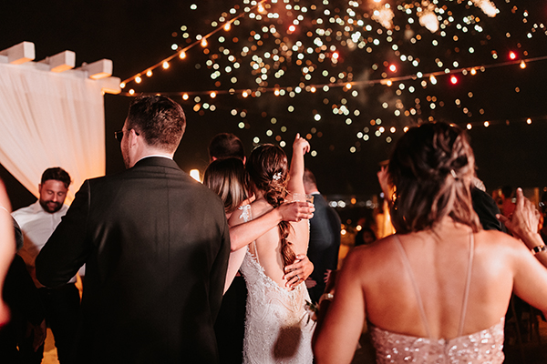 Sunset Monalisa wedding setup in Cabo San Lucas — exquisite culinary presentation
